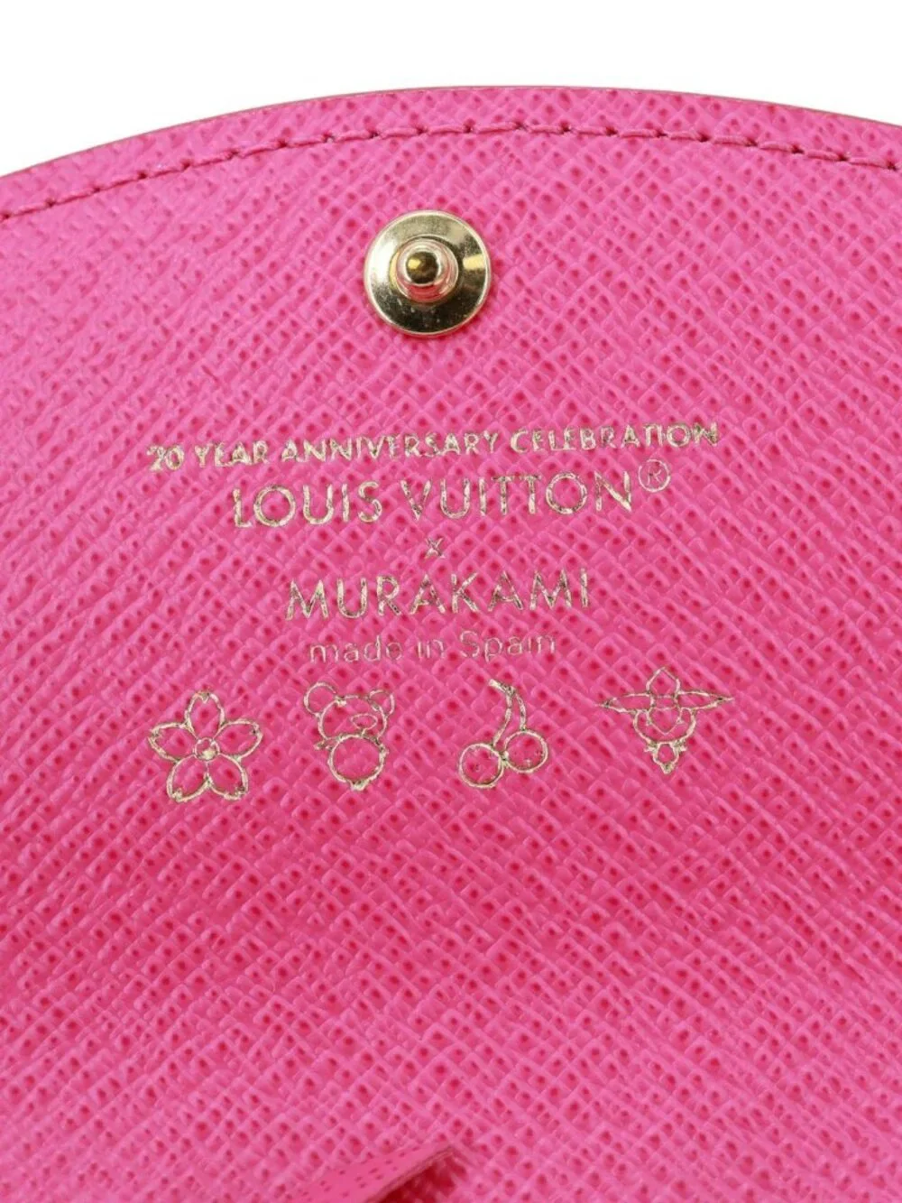 Louis Vuitton  x TM Rosalie Multicolor Monogram Canvas Coin Purse White